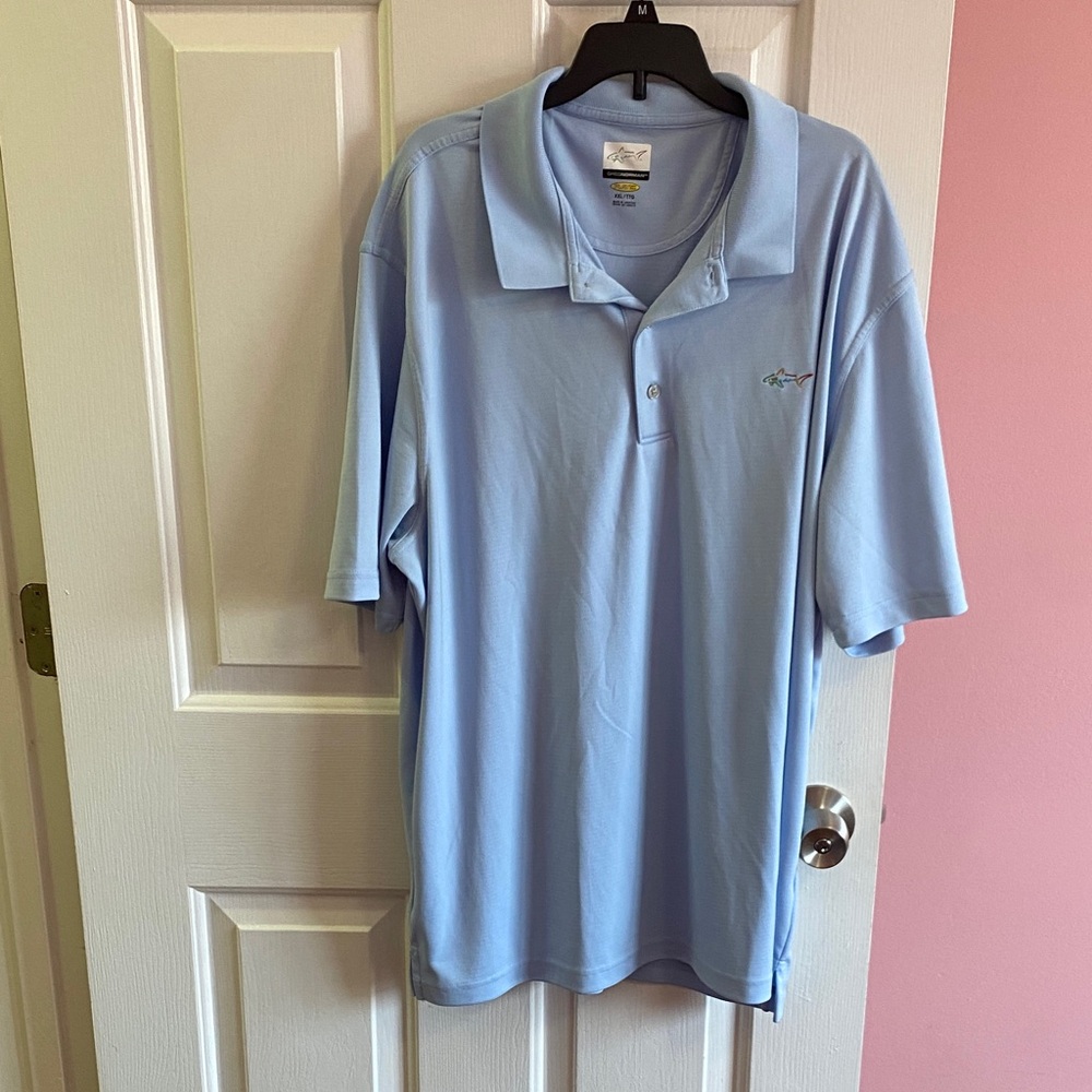 Greg Norman Collection Sky Blue Polo Shirt
